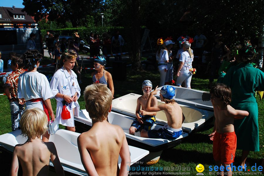 Badewannenrennen 2011: Wasserburg am Bodensee, 16.07.2011