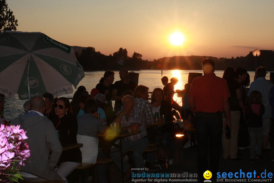 Schweizer Nationalfeiertag mit 1. August-Feuerwerk: Stein am Rhein, 01.08.2