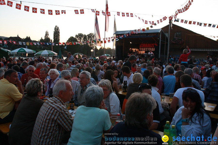 Schweizer Nationalfeiertag mit 1. August-Feuerwerk: Stein am Rhein, 01.08.2