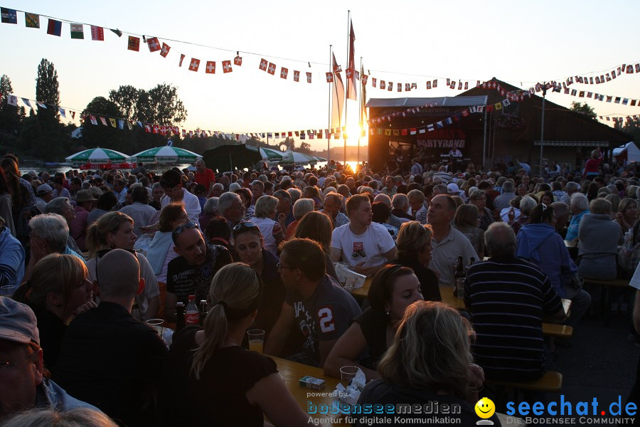 Schweizer Nationalfeiertag mit 1. August-Feuerwerk: Stein am Rhein, 01.08.2