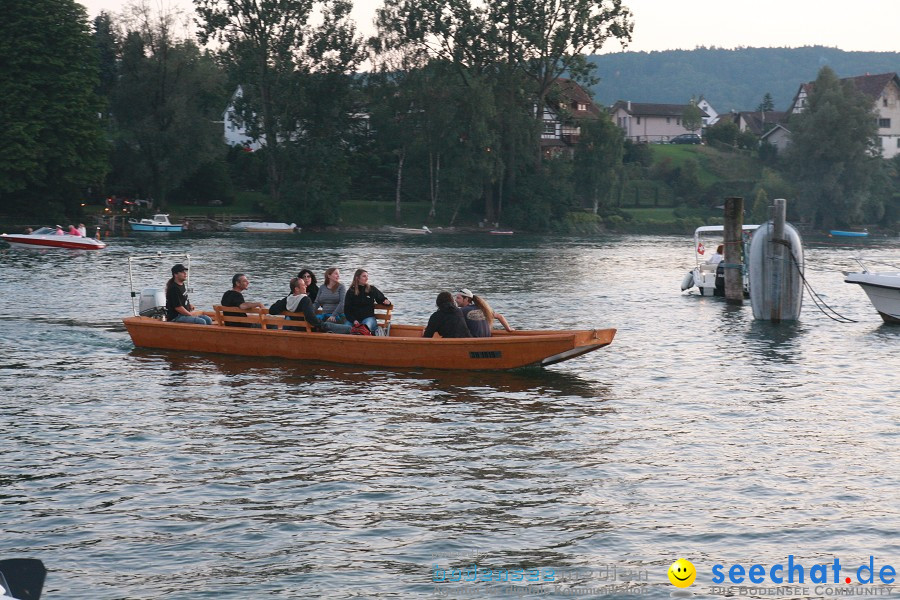Schweizer Nationalfeiertag mit 1. August-Feuerwerk: Stein am Rhein, 01.08.2