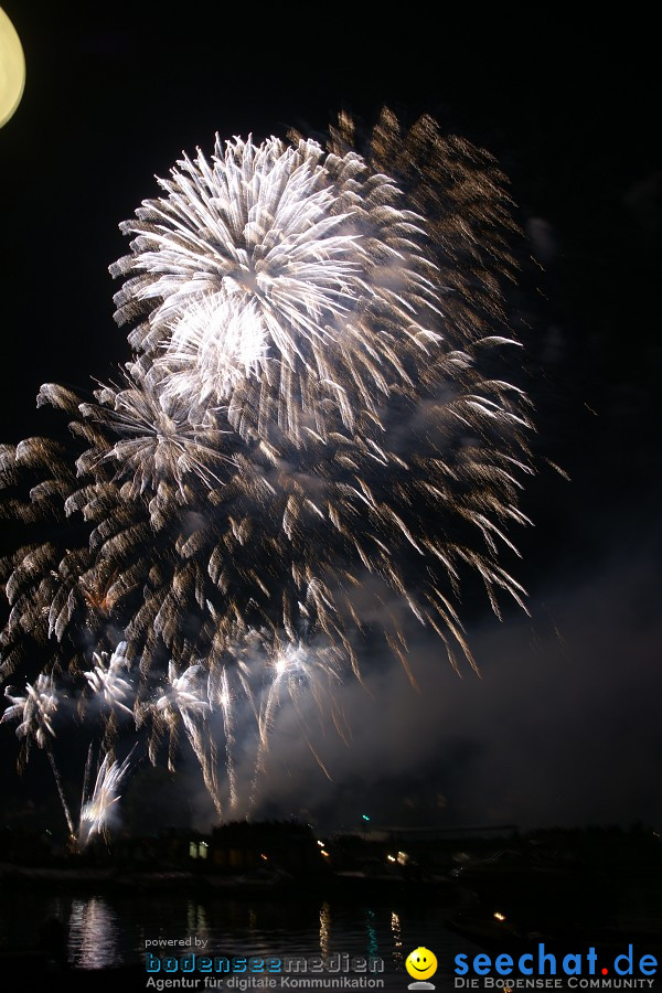 Schweizer Nationalfeiertag mit 1. August-Feuerwerk: Stein am Rhein, 01.08.2