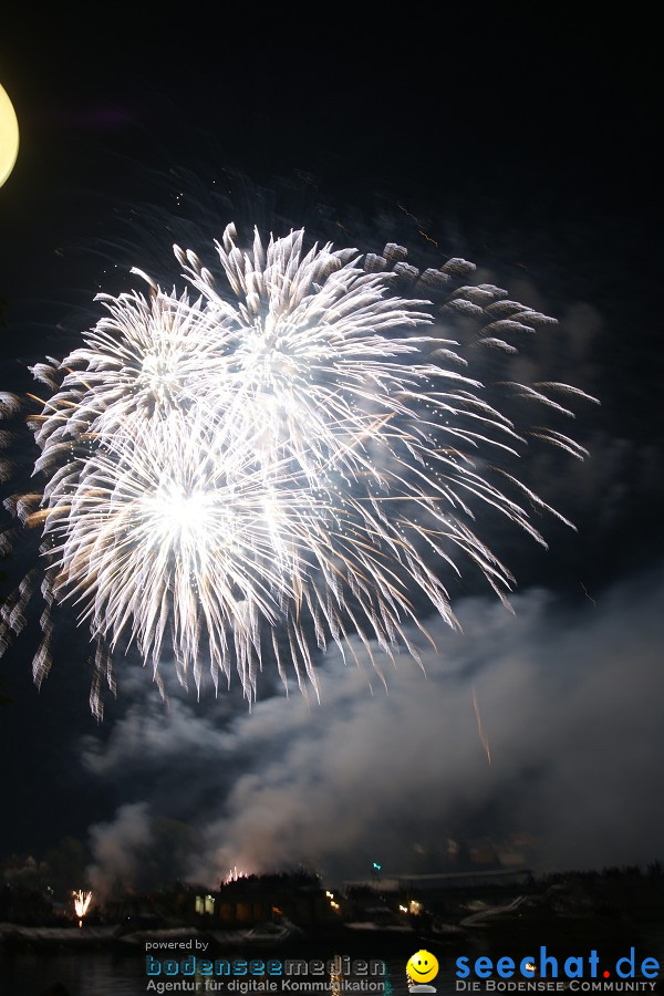 Schweizer Nationalfeiertag mit 1. August-Feuerwerk: Stein am Rhein, 01.08.2
