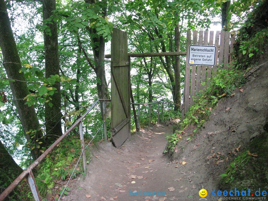 Marienschlucht: Bodman - Wallhausen: Bodensee, 13.08.2011