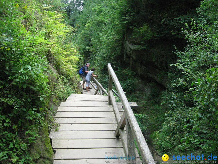 Marienschlucht: Bodman - Wallhausen: Bodensee, 13.08.2011