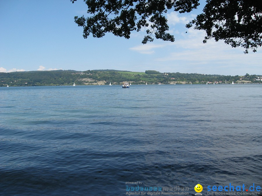 Marienschlucht: Bodman - Wallhausen: Bodensee, 13.08.2011