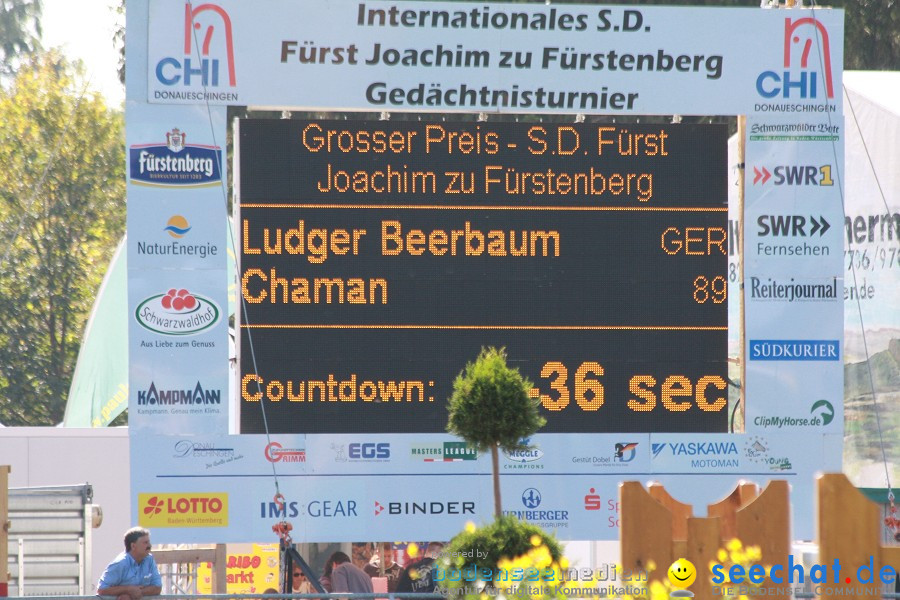 CHI-Donaueschingen Reitturnier 2011: Donaueschingen, 25.09.2011