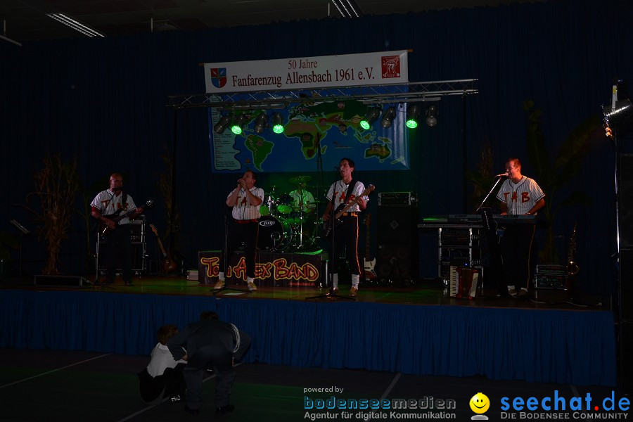 50 Jahre Fanfarenzug Party mit Tom Alex Band: Allensbach am Bodensee, 15.10