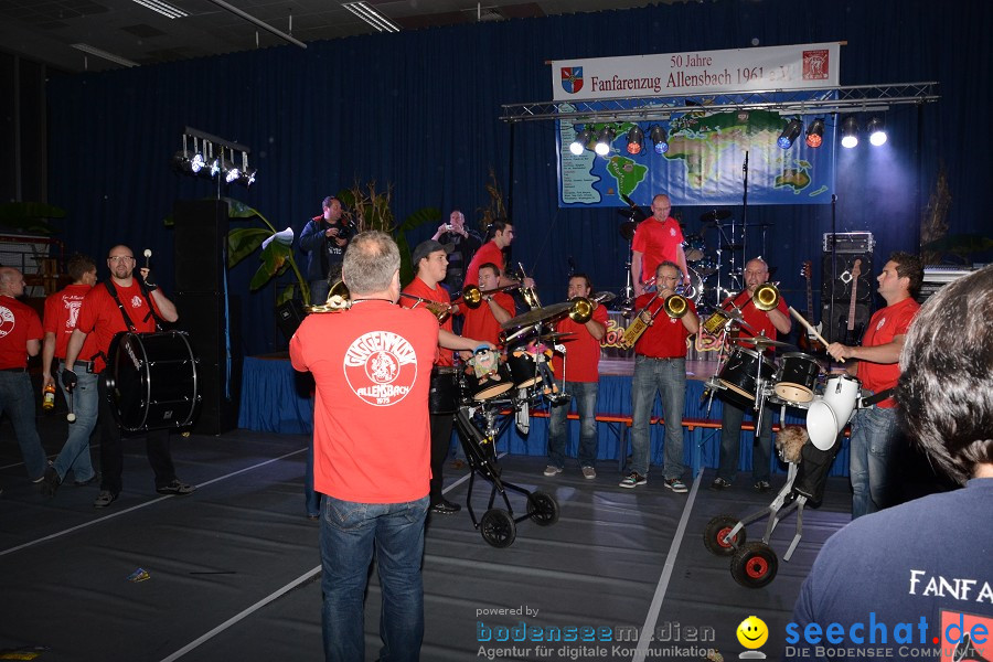 50 Jahre Fanfarenzug Party mit Tom Alex Band: Allensbach am Bodensee, 15.10