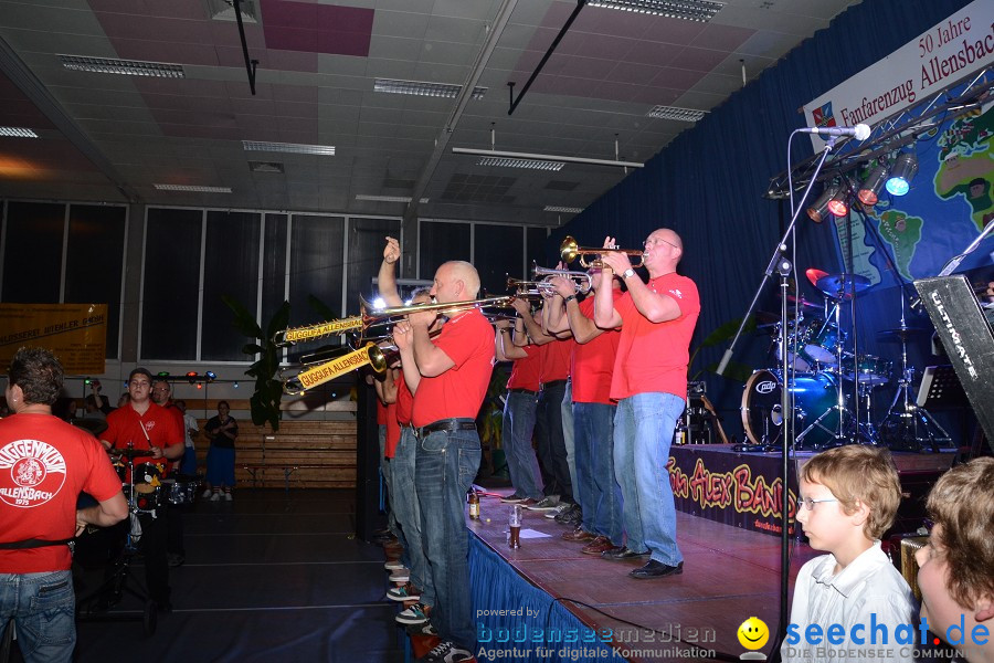 50 Jahre Fanfarenzug Party mit Tom Alex Band: Allensbach am Bodensee, 15.10