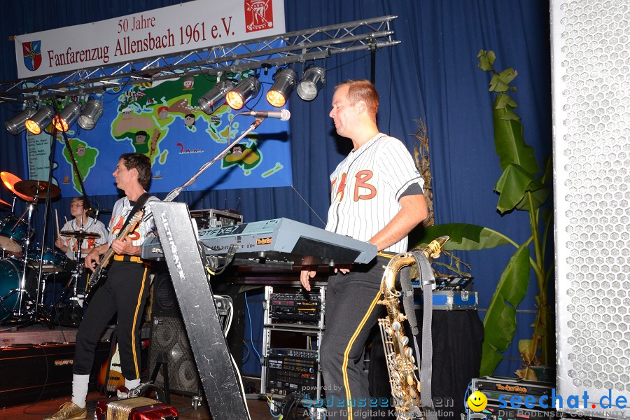 50 Jahre Fanfarenzug Party mit Tom Alex Band: Allensbach am Bodensee, 15.10
