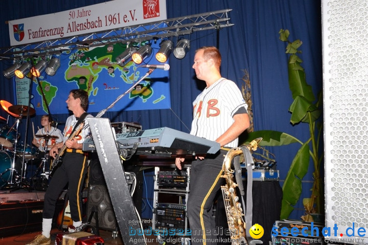 50 Jahre Fanfarenzug Party mit Tom Alex Band: Allensbach am Bodensee, 15.10