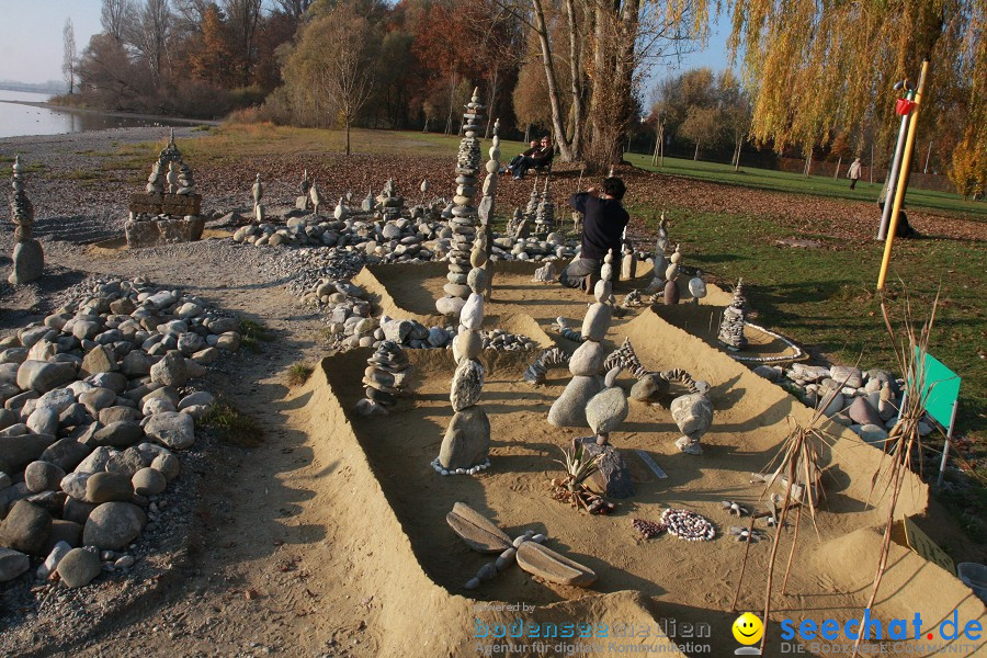 Stein-Balance by Volker Paul: Radolfzell am Bodensee, 12.11.2011
