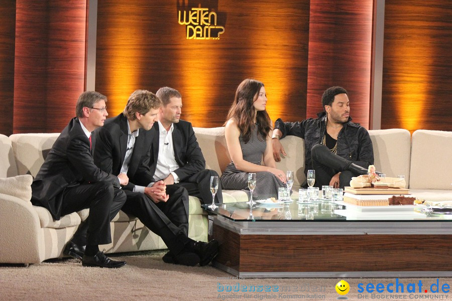 Wetten.. dass? Thomas Gottschalk, Michelle Hunziker, Lenny Kravitz, Meat Lo