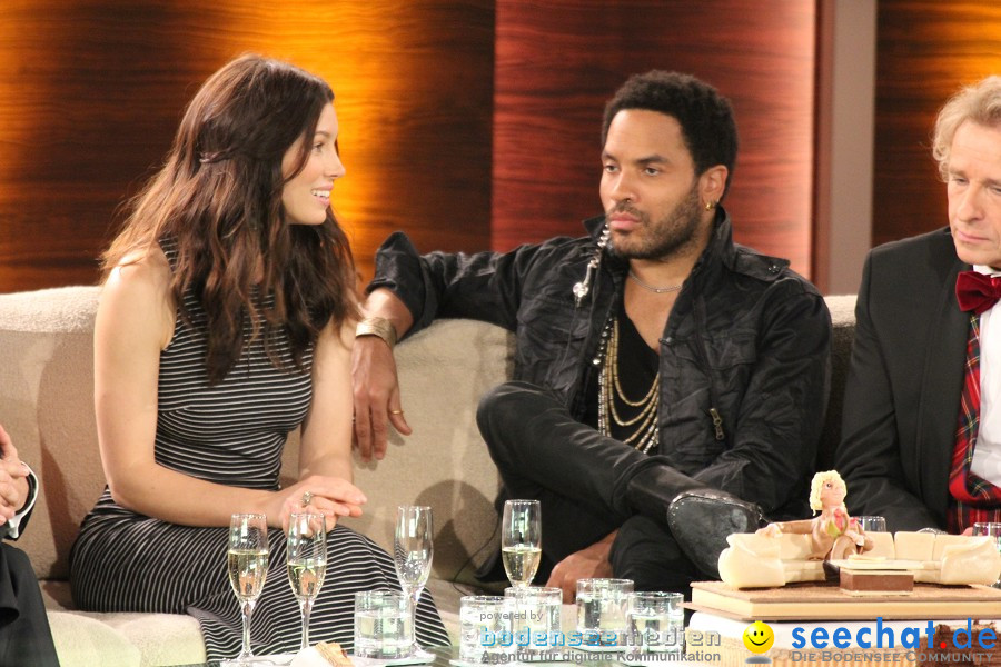 Wetten.. dass? Thomas Gottschalk, Michelle Hunziker, Lenny Kravitz, Meat Lo