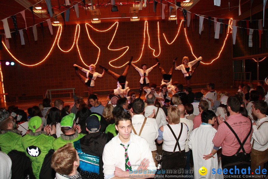 HEMDGLONKERBALL: Zizenhausen bei Stockach am Bodensee, 14.01.2012
