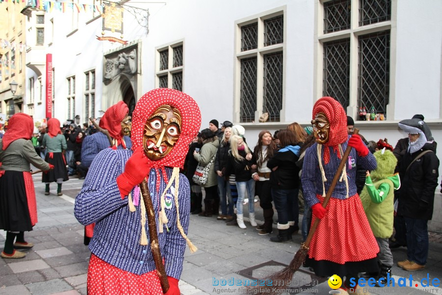 Narrenumzug - Grosses Narrentreffen in Konstanz am Bodensee, 22.01.2012