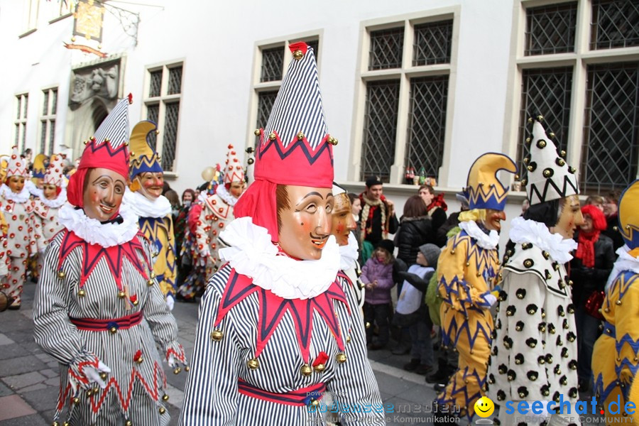 Narrenumzug - Grosses Narrentreffen in Konstanz am Bodensee, 22.01.2012