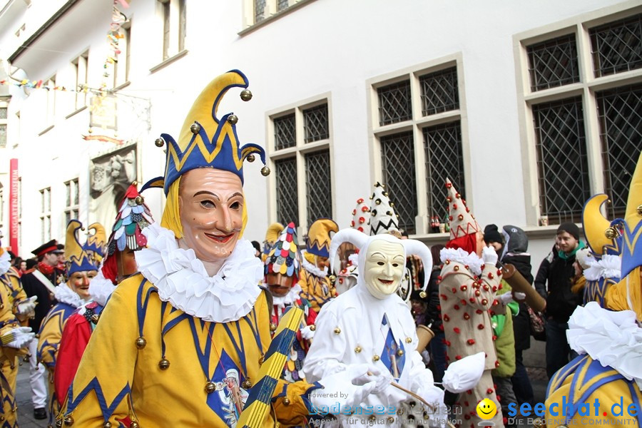Narrenumzug - Grosses Narrentreffen in Konstanz am Bodensee, 22.01.2012
