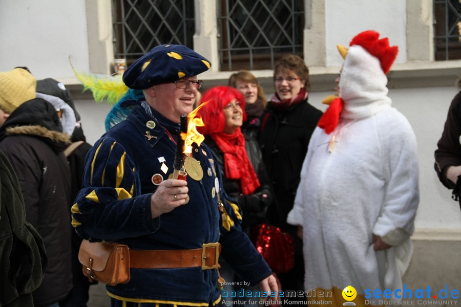 Narrenumzug - Grosses Narrentreffen in Konstanz am Bodensee, 22.01.2012