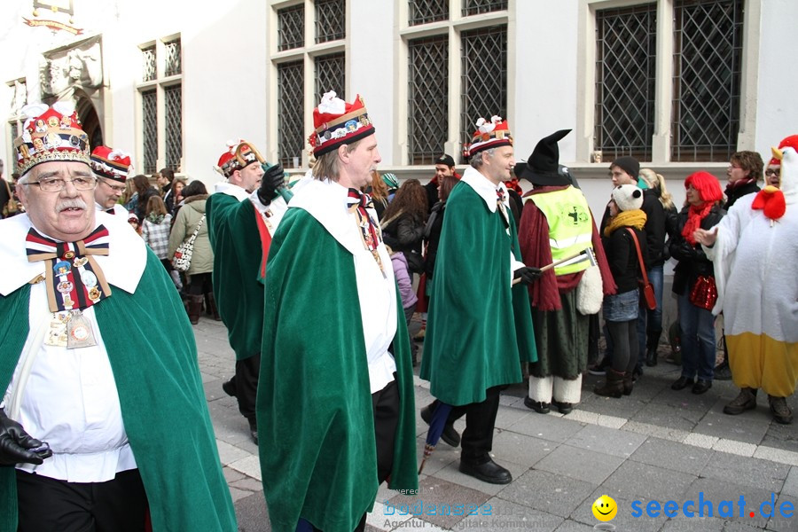 Narrenumzug - Grosses Narrentreffen in Konstanz am Bodensee, 22.01.2012