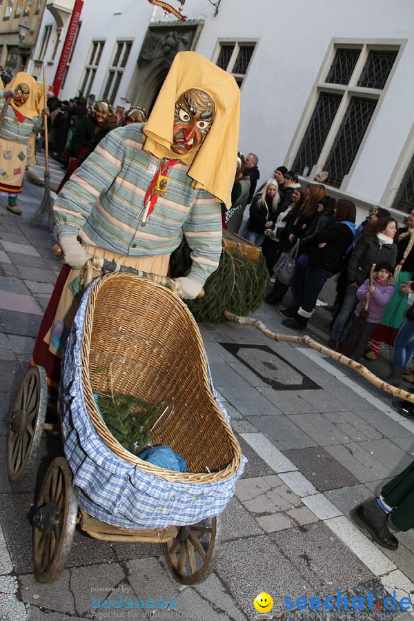 Narrenumzug - Grosses Narrentreffen in Konstanz am Bodensee, 22.01.2012