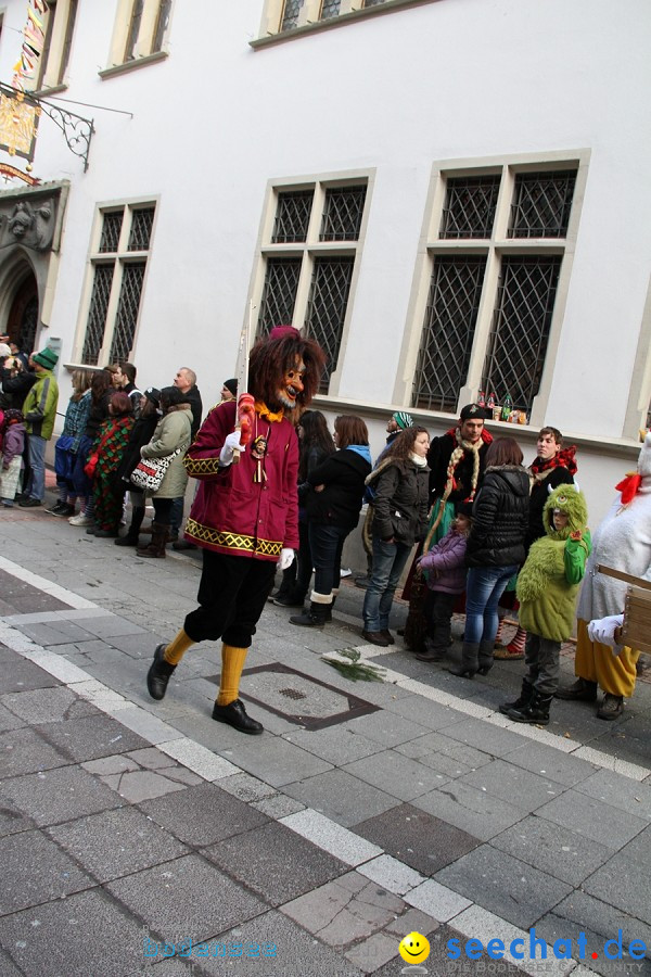 Narrenumzug - Grosses Narrentreffen in Konstanz am Bodensee, 22.01.2012