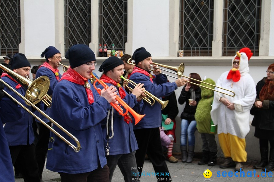 Narrenumzug - Grosses Narrentreffen in Konstanz am Bodensee, 22.01.2012