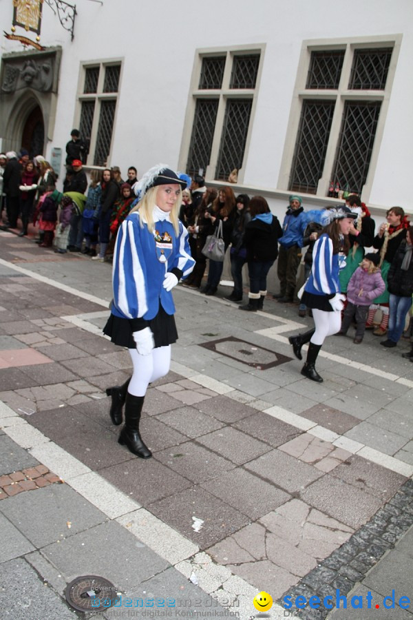 Narrenumzug - Grosses Narrentreffen in Konstanz am Bodensee, 22.01.2012
