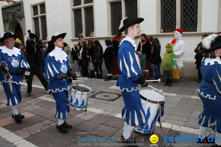 Narrenumzug - Grosses Narrentreffen in Konstanz am Bodensee, 22.01.2012