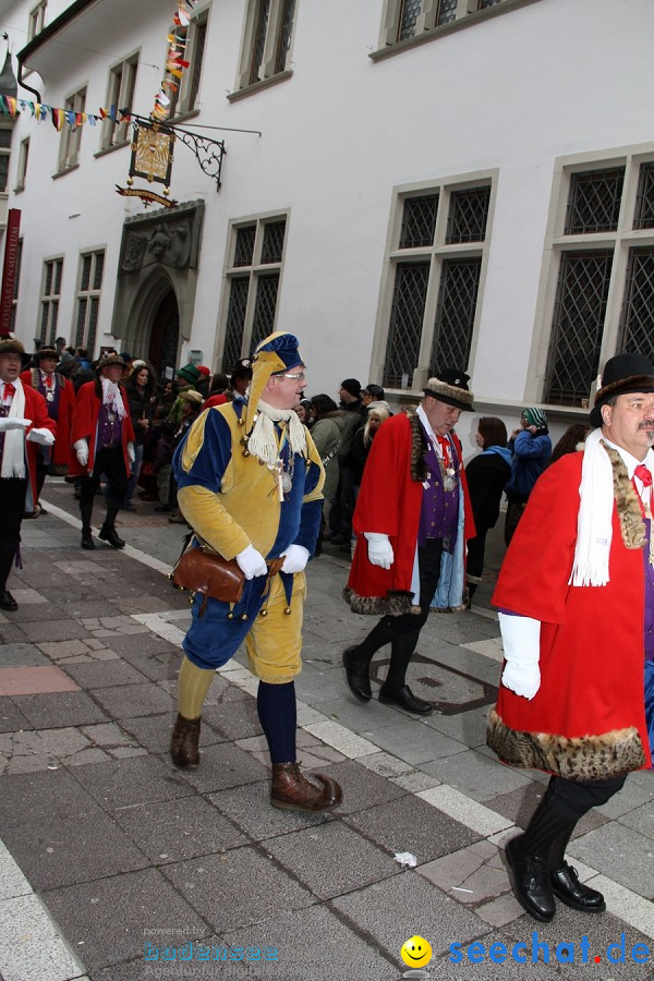 Narrenumzug - Grosses Narrentreffen in Konstanz am Bodensee, 22.01.2012
