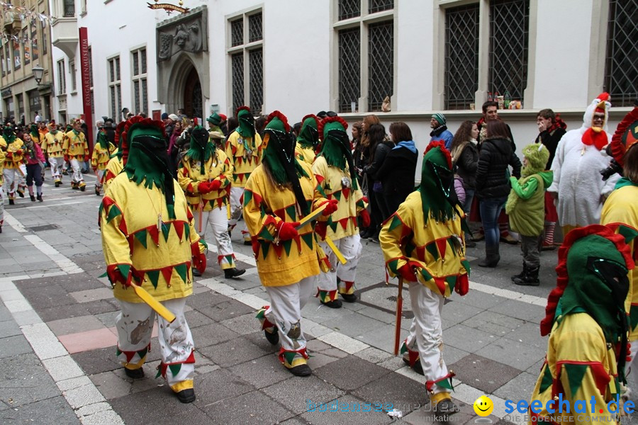 Narrenumzug - Grosses Narrentreffen in Konstanz am Bodensee, 22.01.2012