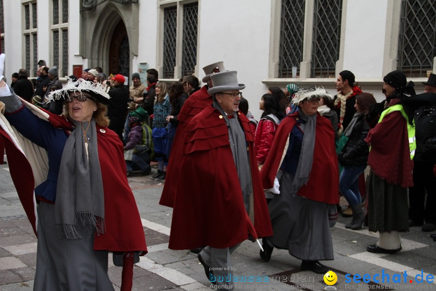 Narrenumzug - Grosses Narrentreffen in Konstanz am Bodensee, 22.01.2012