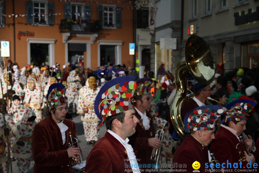 Narrenumzug - Grosses Narrentreffen in Konstanz am Bodensee, 22.01.2012