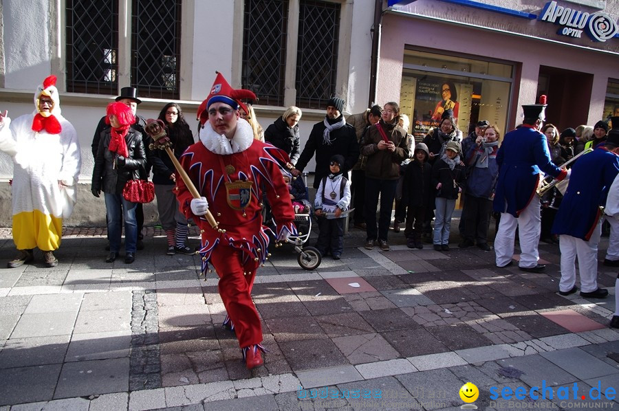 Narrenumzug - Grosses Narrentreffen in Konstanz am Bodensee, 22.01.2012
