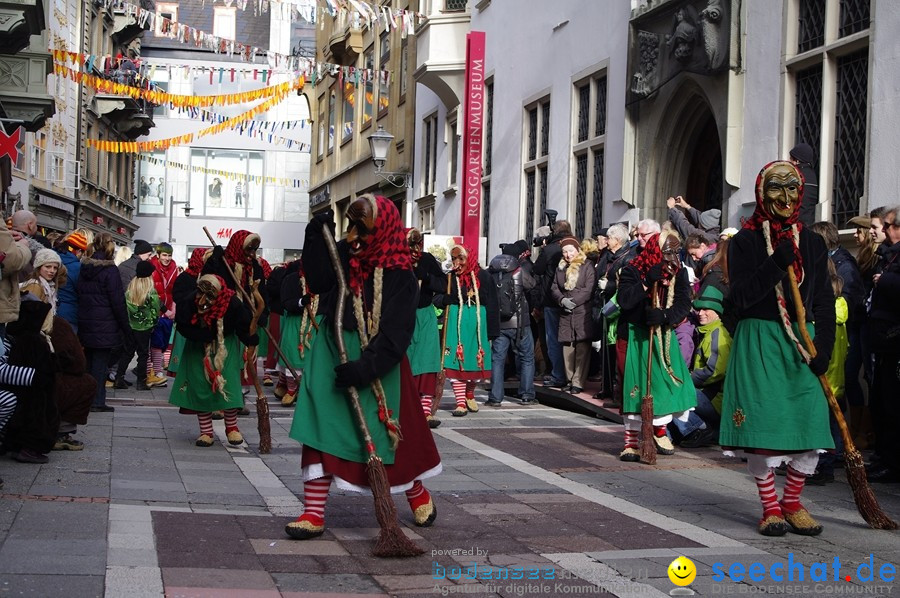 Narrenumzug - Grosses Narrentreffen in Konstanz am Bodensee, 22.01.2012