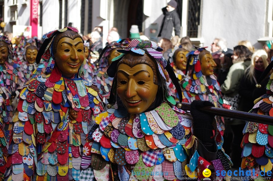 Narrenumzug - Grosses Narrentreffen in Konstanz am Bodensee, 22.01.2012