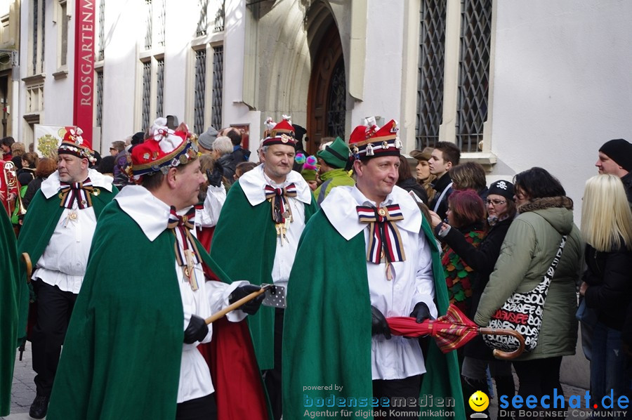Narrenumzug - Grosses Narrentreffen in Konstanz am Bodensee, 22.01.2012