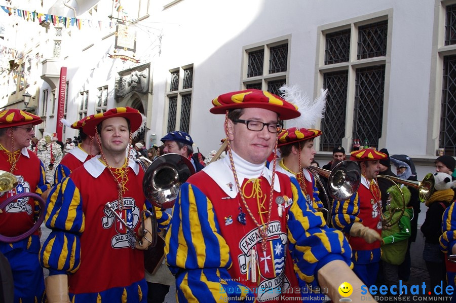 Narrenumzug - Grosses Narrentreffen in Konstanz am Bodensee, 22.01.2012