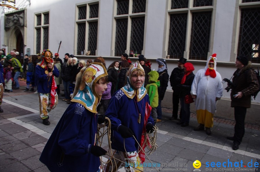 Narrenumzug - Grosses Narrentreffen in Konstanz am Bodensee, 22.01.2012