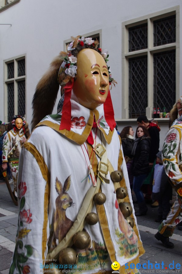 Narrenumzug - Grosses Narrentreffen in Konstanz am Bodensee, 22.01.2012
