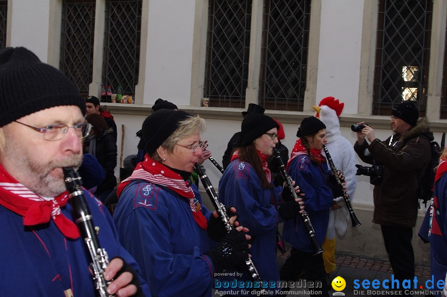 Narrenumzug - Grosses Narrentreffen in Konstanz am Bodensee, 22.01.2012