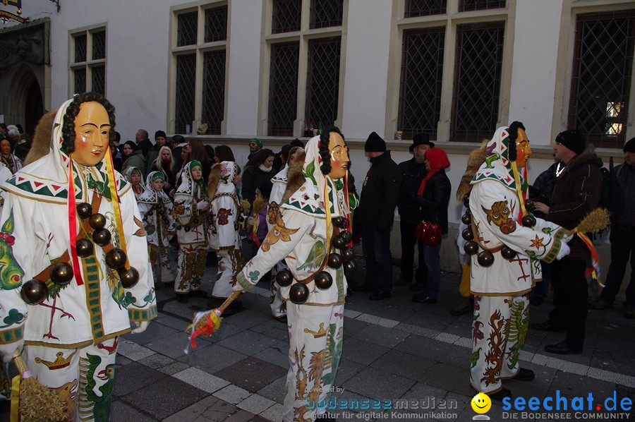 Narrenumzug - Grosses Narrentreffen in Konstanz am Bodensee, 22.01.2012