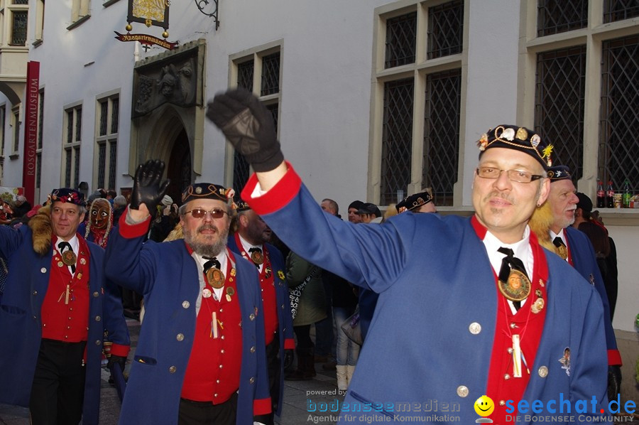 Narrenumzug - Grosses Narrentreffen in Konstanz am Bodensee, 22.01.2012