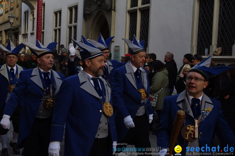 Narrenumzug - Grosses Narrentreffen in Konstanz am Bodensee, 22.01.2012