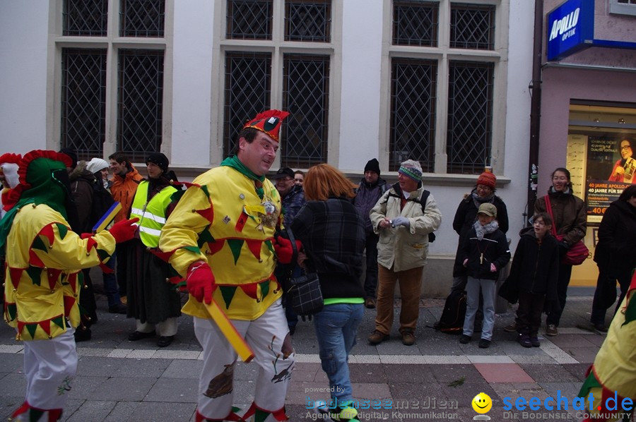 Narrenumzug - Grosses Narrentreffen in Konstanz am Bodensee, 22.01.2012