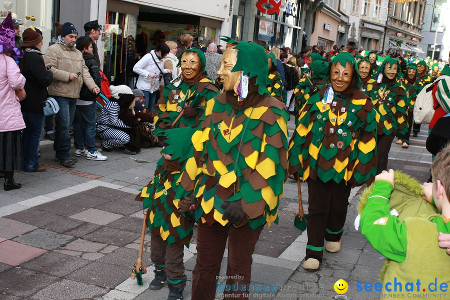 Narrenumzug - Grosses Narrentreffen in Konstanz am Bodensee, 22.01.2012