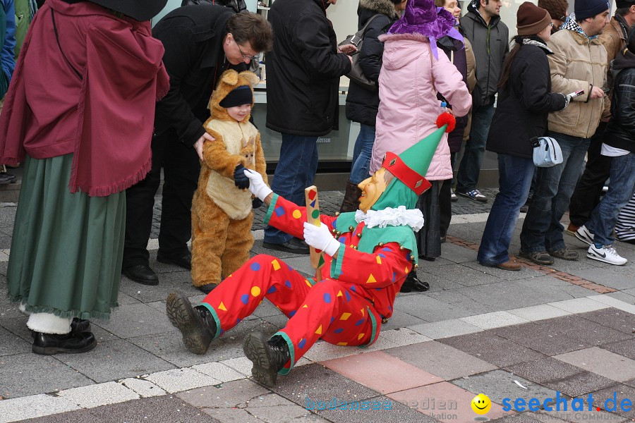 Narrenumzug - Grosses Narrentreffen in Konstanz am Bodensee, 22.01.2012