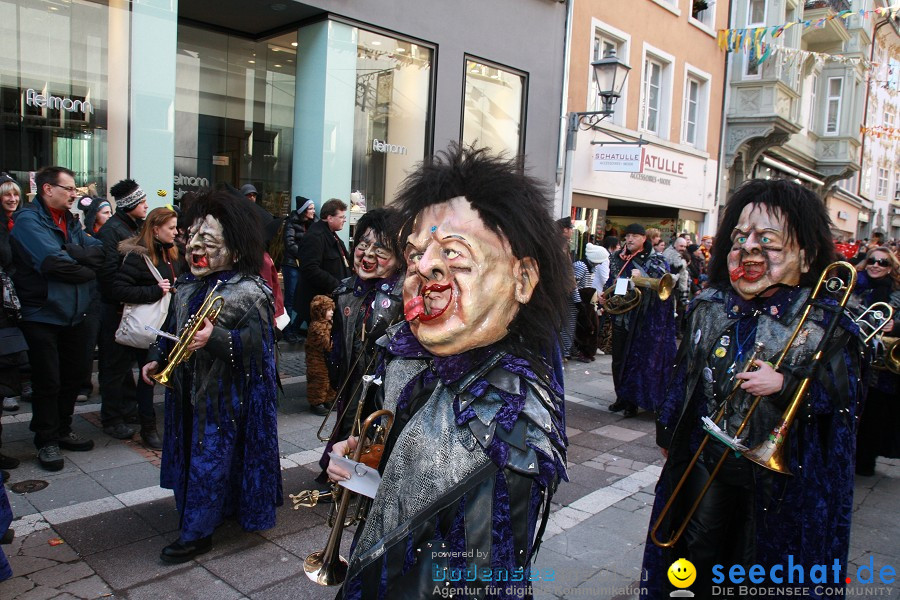 Narrenumzug - Grosses Narrentreffen in Konstanz am Bodensee, 22.01.2012