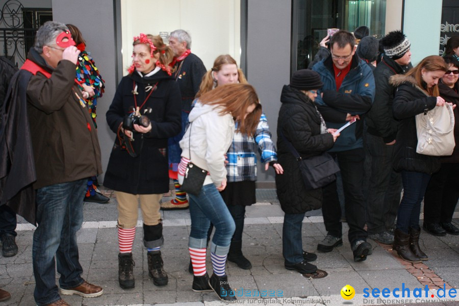 Narrenumzug - Grosses Narrentreffen in Konstanz am Bodensee, 22.01.2012